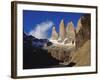 Rock Formation at Tierra Del Fuego Natioanl Park, Chile, Latin America-Nick Wood-Framed Photographic Print