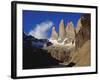 Rock Formation at Tierra Del Fuego Natioanl Park, Chile, Latin America-Nick Wood-Framed Photographic Print