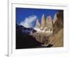 Rock Formation at Tierra Del Fuego Natioanl Park, Chile, Latin America-Nick Wood-Framed Photographic Print