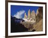 Rock Formation at Tierra Del Fuego Natioanl Park, Chile, Latin America-Nick Wood-Framed Photographic Print