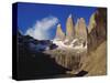 Rock Formation at Tierra Del Fuego Natioanl Park, Chile, Latin America-Nick Wood-Stretched Canvas