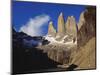 Rock Formation at Tierra Del Fuego Natioanl Park, Chile, Latin America-Nick Wood-Mounted Photographic Print