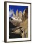 Rock Formation at Tierra Del Fuego National Park, Chile, Latin America-Nick Wood-Framed Photographic Print