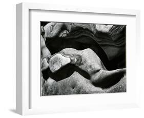 Rock Formation, c.1950-Brett Weston-Framed Photographic Print