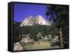 Rock Formation Called the Book in Estes National Park, Colorado-Michael Brown-Framed Stretched Canvas