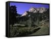 Rock Formation Called the Book in Estes National Park, Colorado-Michael Brown-Framed Stretched Canvas