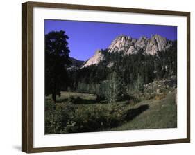 Rock Formation Called the Book in Estes National Park, Colorado-Michael Brown-Framed Photographic Print