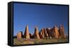 Rock Formation, Devils Garden Trailhead, Arches National Park, Moab, Utah, United States of America-Peter Barritt-Framed Stretched Canvas