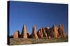 Rock Formation, Devils Garden Trailhead, Arches National Park, Moab, Utah, United States of America-Peter Barritt-Stretched Canvas