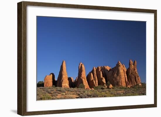 Rock Formation, Devils Garden Trailhead, Arches National Park, Moab, Utah, United States of America-Peter Barritt-Framed Photographic Print