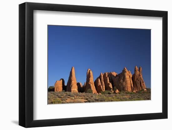 Rock Formation, Devils Garden Trailhead, Arches National Park, Moab, Utah, United States of America-Peter Barritt-Framed Photographic Print