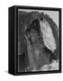 Rock Formation From Below "In Zion National Park" Utah.  1933-1942-Ansel Adams-Framed Stretched Canvas