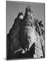 Rock Formation From Below "In Zion National Park" Utah.  1933-1942-Ansel Adams-Mounted Art Print