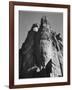 Rock Formation From Below "In Zion National Park" Utah.  1933-1942-Ansel Adams-Framed Art Print