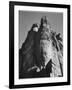 Rock Formation From Below "In Zion National Park" Utah.  1933-1942-Ansel Adams-Framed Art Print