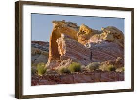 Rock Formation, from Pink Canyon, Valley of Fire State Park, Nevada-Michel Hersen-Framed Photographic Print