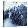 Rock Formation in Fog-Micha Pawlitzki-Stretched Canvas