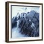 Rock Formation in Fog-Micha Pawlitzki-Framed Premium Photographic Print