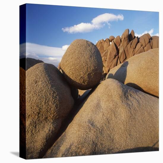 Rock Formation in Joshua Tree National Park-Micha Pawlitzki-Stretched Canvas