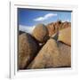Rock Formation in Joshua Tree National Park-Micha Pawlitzki-Framed Photographic Print