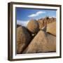 Rock Formation in Joshua Tree National Park-Micha Pawlitzki-Framed Photographic Print