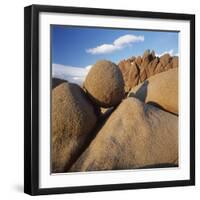 Rock Formation in Joshua Tree National Park-Micha Pawlitzki-Framed Photographic Print