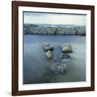 Rock Formation in Ocean-Micha Pawlitzki-Framed Photographic Print