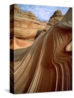 Rock formation in the Paria Canyon, Utah-Roland Gerth-Stretched Canvas