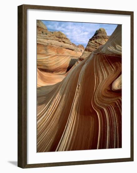 Rock formation in the Paria Canyon, Utah-Roland Gerth-Framed Photographic Print