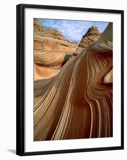 Rock formation in the Paria Canyon, Utah-Roland Gerth-Framed Photographic Print