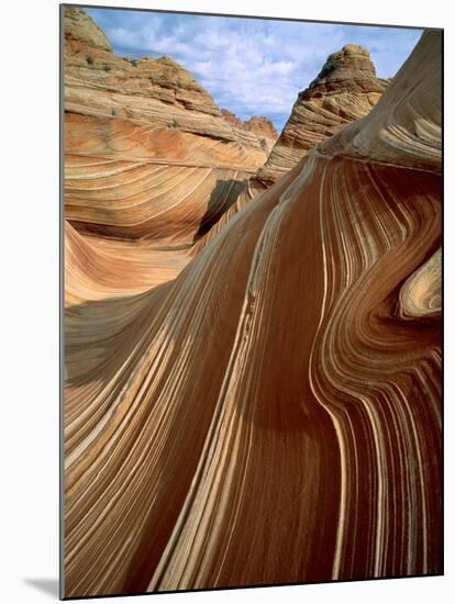Rock formation in the Paria Canyon, Utah-Roland Gerth-Mounted Photographic Print