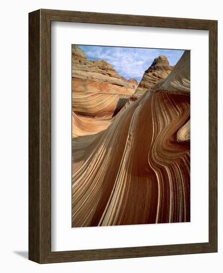 Rock formation in the Paria Canyon, Utah-Roland Gerth-Framed Photographic Print