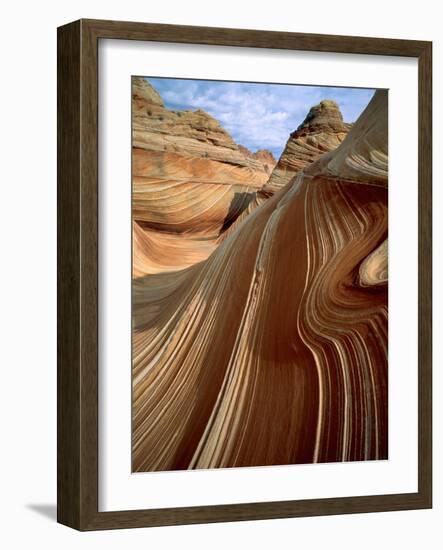 Rock formation in the Paria Canyon, Utah-Roland Gerth-Framed Photographic Print