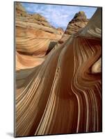 Rock formation in the Paria Canyon, Utah-Roland Gerth-Mounted Photographic Print