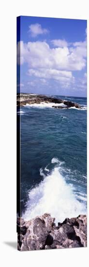 Rock Formation in the Sea, Cozumel, Mexico-null-Stretched Canvas