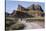 Rock Formation in the Tinajani Canyon in the Andes, Riders and Donkeys, Peru, South America-Peter Groenendijk-Stretched Canvas