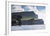 Rock Formation known as Gada's Stack on Foula Island, Shetlands, Scotland, United Kingdom, Europe-Michael Nolan-Framed Photographic Print