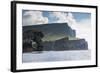 Rock Formation known as Gada's Stack on Foula Island, Shetlands, Scotland, United Kingdom, Europe-Michael Nolan-Framed Photographic Print