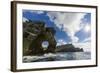 Rock Formation known as Gada's Stack on Foula Island, Shetlands, Scotland, United Kingdom, Europe-Michael Nolan-Framed Photographic Print