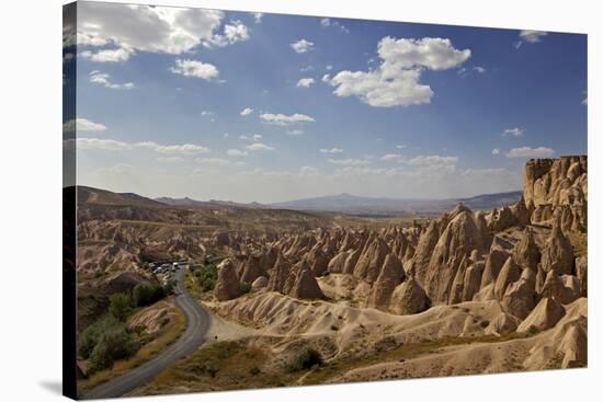 Rock Formation Near Goreme, Cappadocia, Anatolia, Turkey, Asia Minor, Eurasia-Simon Montgomery-Stretched Canvas