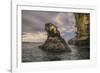 Rock formation off Bartholomew Island, Galapagos Islands, Ecuador.-Adam Jones-Framed Photographic Print