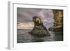 Rock formation off Bartholomew Island, Galapagos Islands, Ecuador.-Adam Jones-Framed Photographic Print