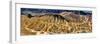 Rock Formation on a Landscape, Zabriskie Point, Death Valley, Death Valley National Park-null-Framed Photographic Print