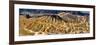 Rock Formation on a Landscape, Zabriskie Point, Death Valley, Death Valley National Park-null-Framed Photographic Print