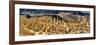 Rock Formation on a Landscape, Zabriskie Point, Death Valley, Death Valley National Park-null-Framed Photographic Print