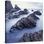 Rock Formation on Coast-Micha Pawlitzki-Stretched Canvas