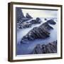 Rock Formation on Coast-Micha Pawlitzki-Framed Photographic Print