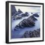 Rock Formation on Coast-Micha Pawlitzki-Framed Photographic Print