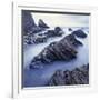 Rock Formation on Coast-Micha Pawlitzki-Framed Photographic Print