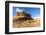 Rock formation on the way to Delicate Arch, Arches National Park, Moab, Grand County, Utah, United -Francesco Vaninetti-Framed Photographic Print